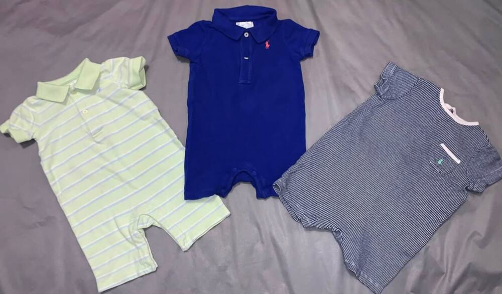 (6-9 months)Ralph Lauren Baby Rompers